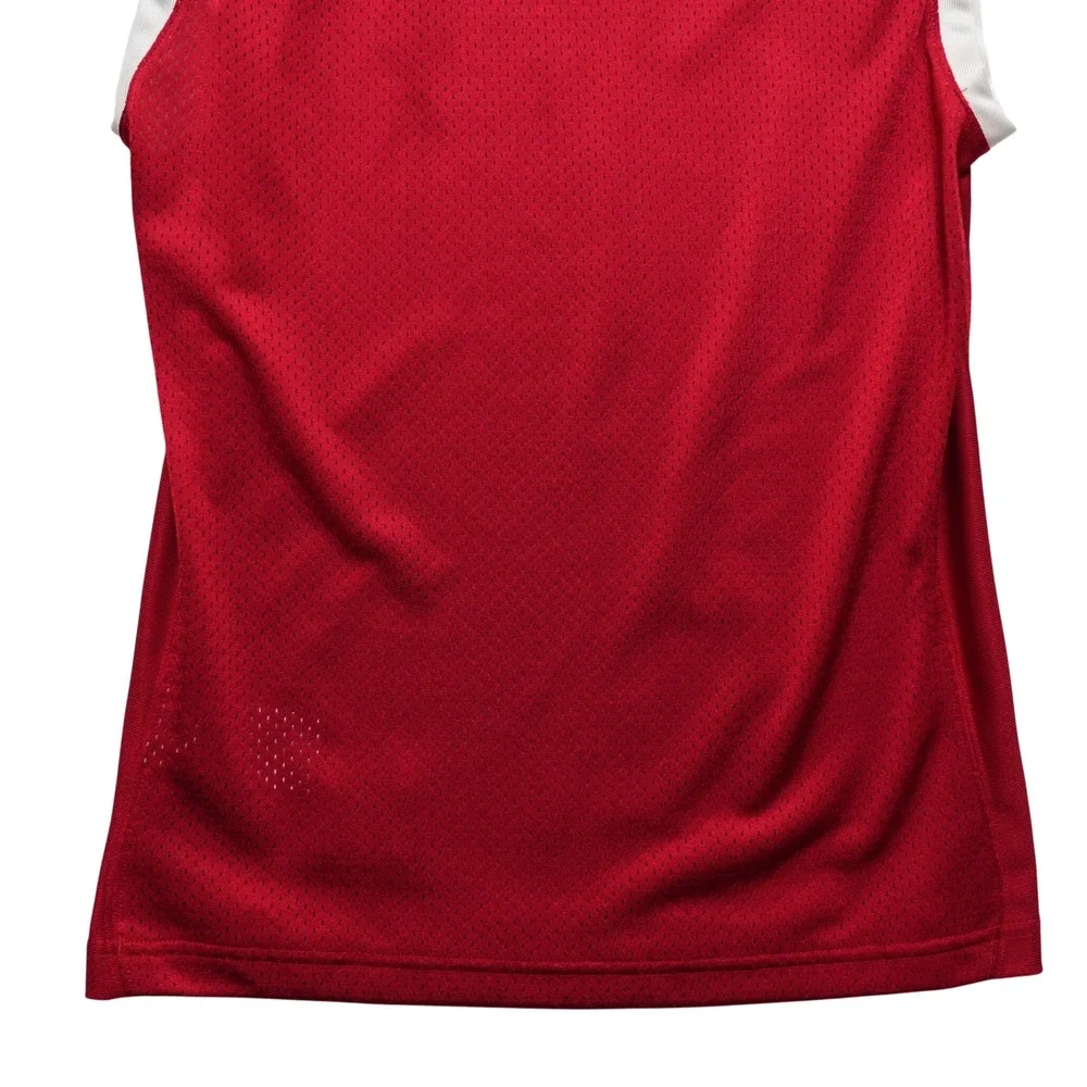 Adidas Football Practice Jersey Mens S‎ Red White H63668 Mesh Training